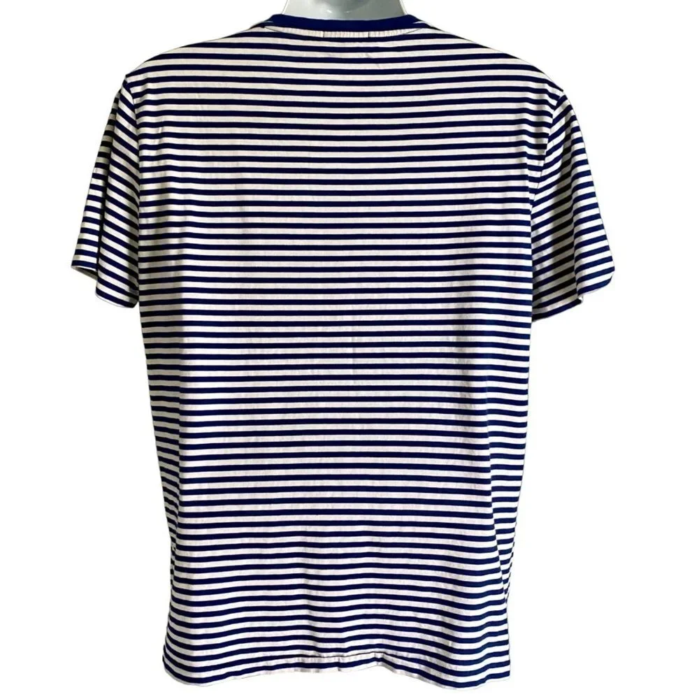 Polo by Ralph Lauren Short Sleeve Cotton Shirt Men's Large Custom Slim Fit